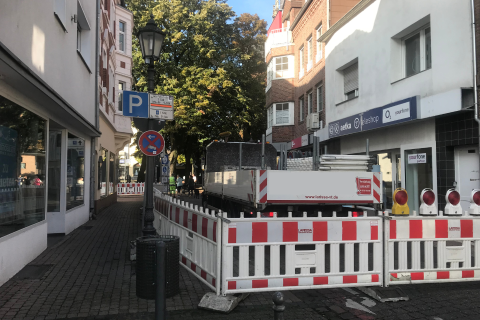 Kanalsanierung Brückstraße und Markt/Kölner Straße