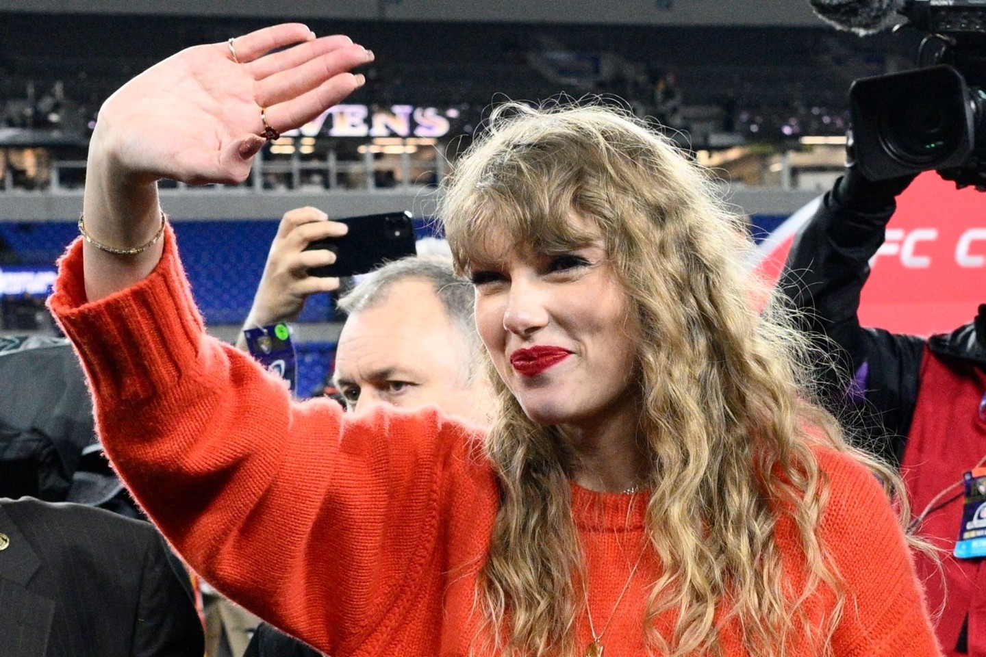 Taylor Swift nach dem NFL-Spiel in Baltimore.